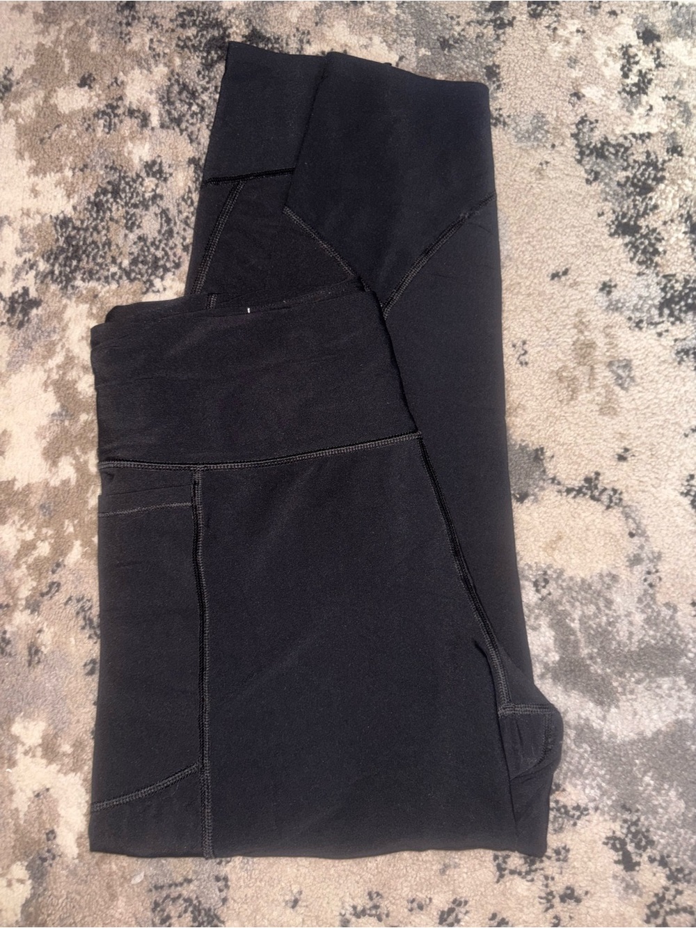 Victoria's Secret Black Seam-Detail High Waist Leggings